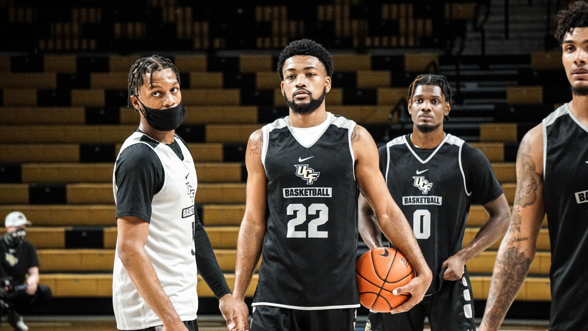 UCF basketball practice
